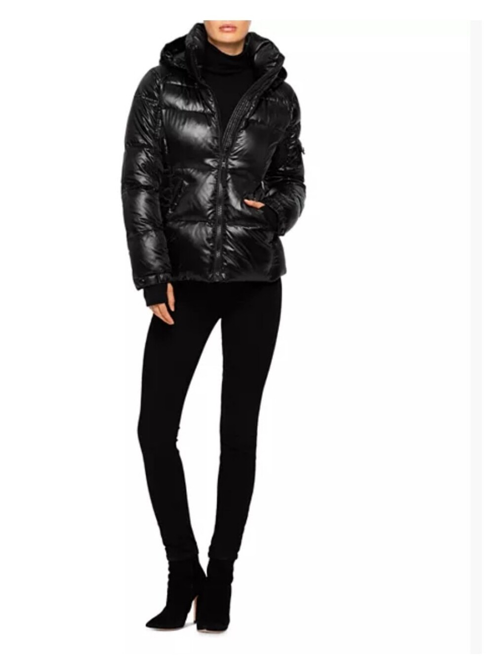 S13 New York Kylie Down Gloss Puffer Coat Size XL
